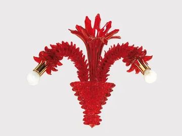 SELENE - Murano glass wall lamp by Sogni Di Cristallo - view 2